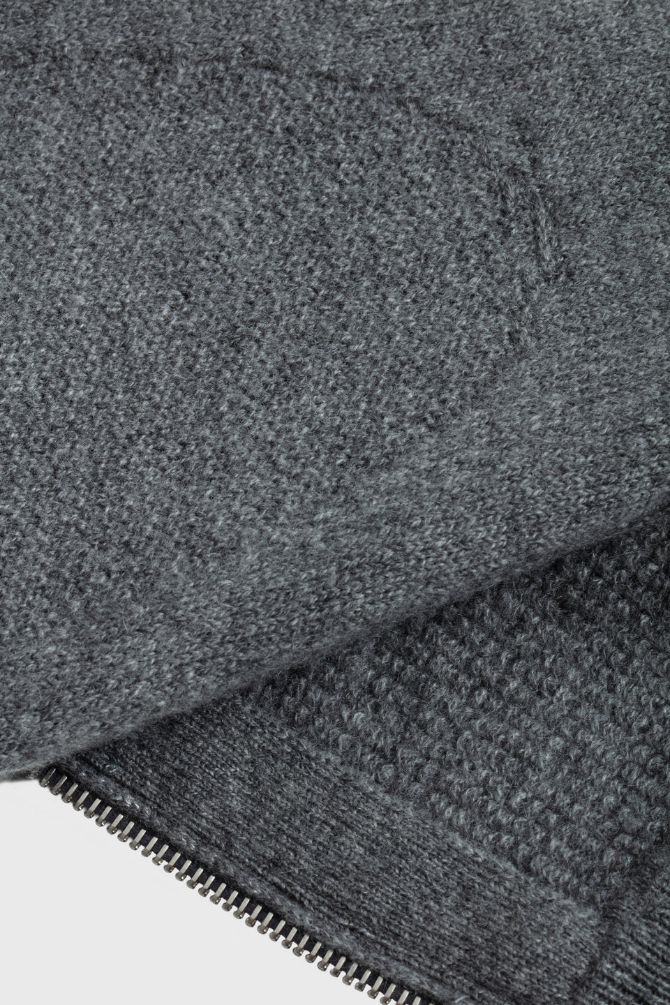 GABY CASHMERE ZIP-UP HOODIE