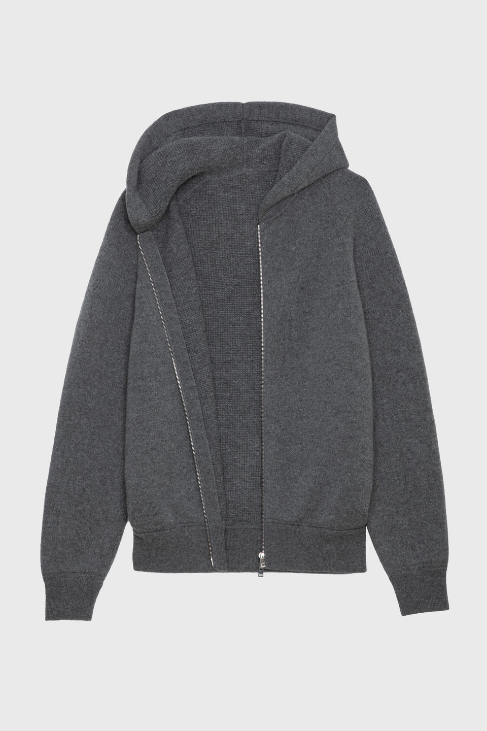 GABY CASHMERE ZIP-UP HOODIE