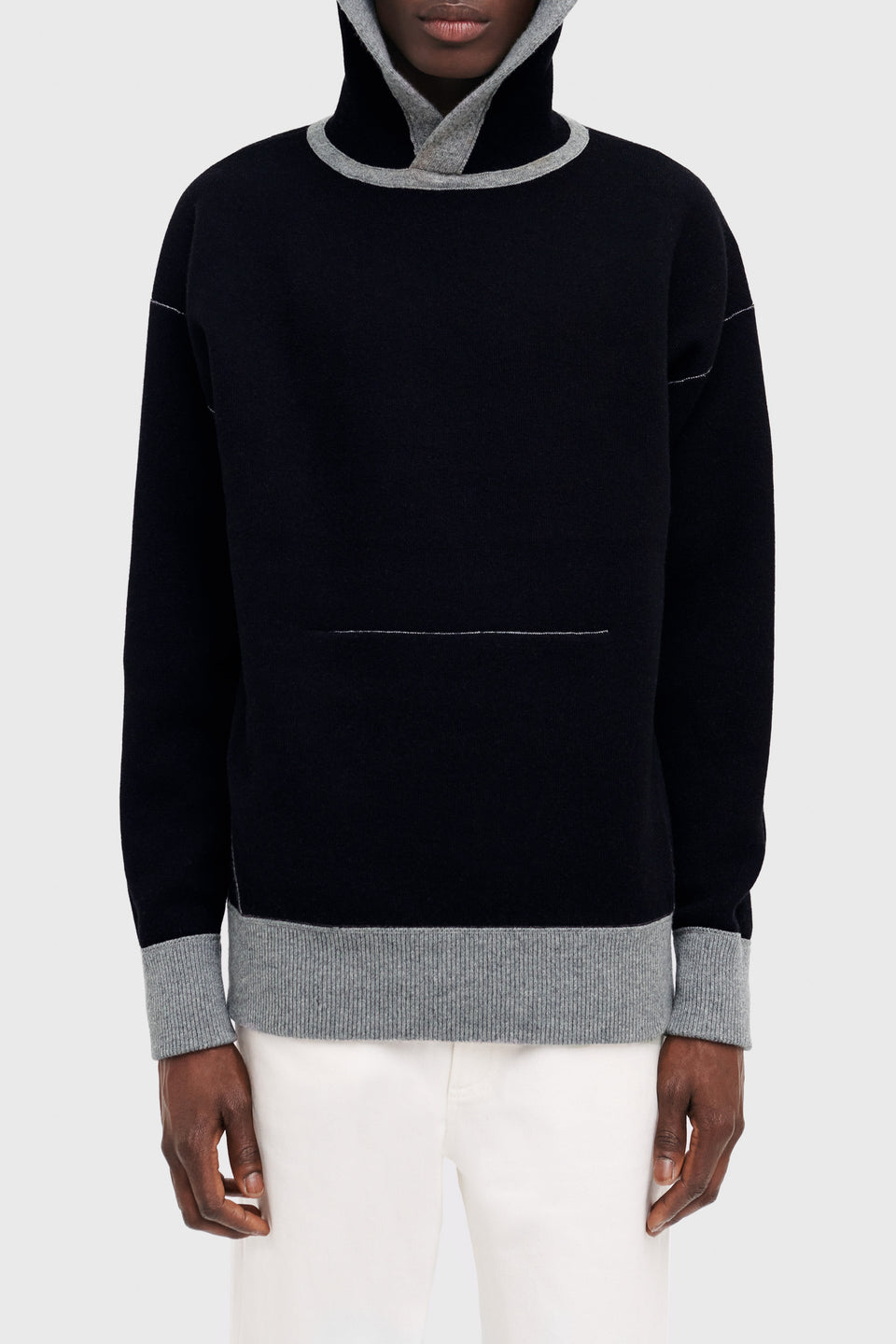 SWEAT À CAPUCHE DRISS EN CACHEMIRE